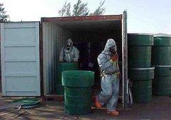 Deposito di pesticidi in Africa