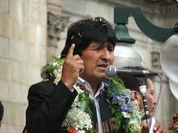 Evo Morales Ayma presidente Bolivia