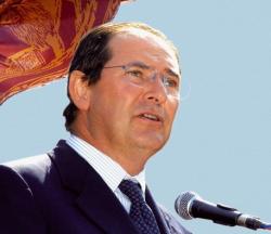 Il  Presidente della Regione Giancarlo Galan
