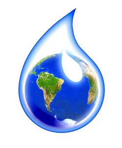 Una goccia di acqua acqua