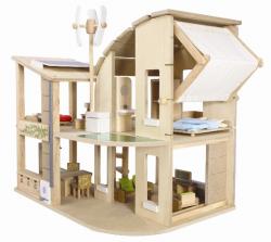 green dollhouse