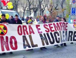Manifestazione contro il nucleare