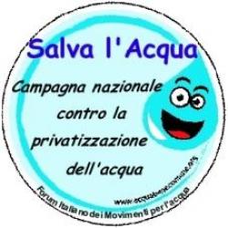 Logo Salva l acqua salva l acqua
