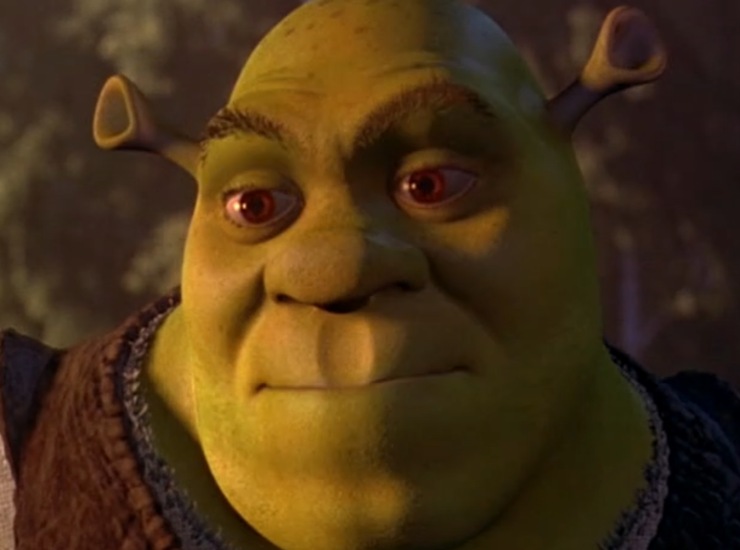 L'orco Shrek (screenshot TV Mediaset) - terranauta.it
