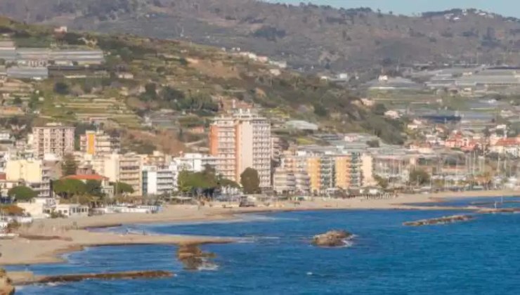 Uno scorcio della città di taggia