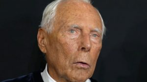 Giorgio Armani (screeshot TV Mediaset) - terranauta.it