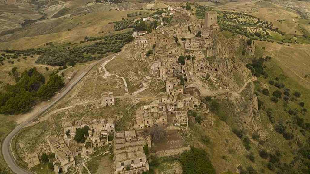 Craco dall'alto
