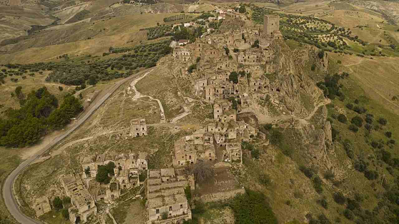 Craco dall'alto