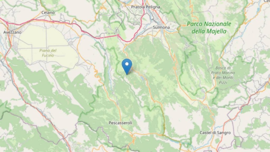 Abruzzo, terremoto di magnitudo 3.1 smuove il terrore negli abitanti
