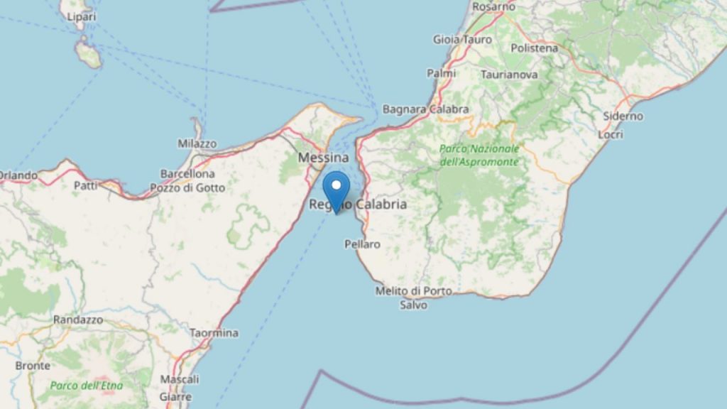 Terremoto, lo Stretto di Messina colto da un sisma improvviso