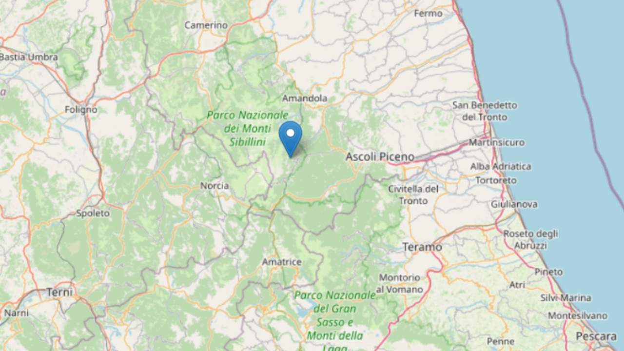 Marche, nuova scossa di terremoto mette in allarme i residenti