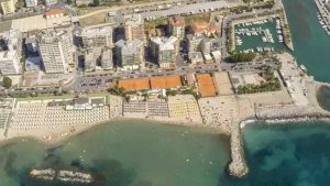 Comune di Taggia visto dall'alto