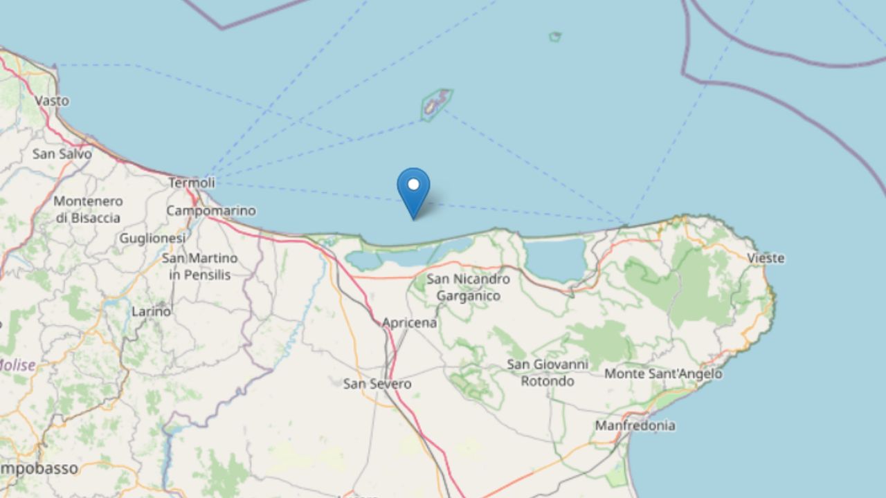 Puglia, scossa di terremoto con magnitudo 3.6: i residenti l’hanno sentita forte | “Ballava tutto”